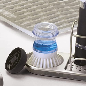 OXO Good Grips Soap Dispensing Palm Brush Storage Set