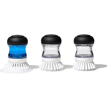 OXO Good Grips Soap Dispensing Palm Brush Storage Set
