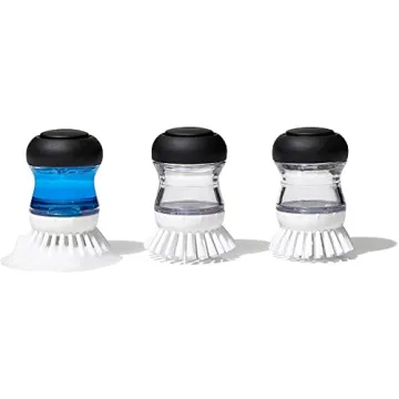 OXO Good Grips Soap Dispensing Palm Brush Storage Set