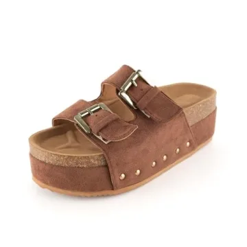 JORISTIMO Women's Stylish Cork Flatform Sandals Online