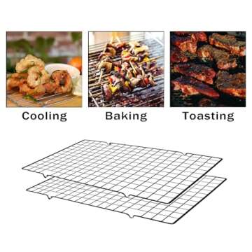 VNIMTI Cooling Rack Sets for Baking & Cooking
