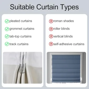 Sopito Stainless Steel Curtain Pleat Hooks 60pcs