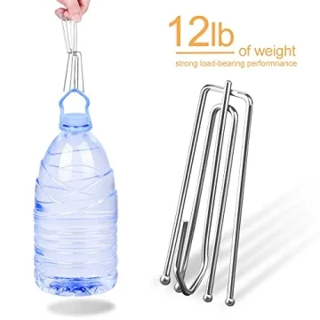 Sopito Stainless Steel Curtain Pleat Hooks 60pcs