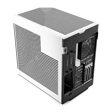 HYTE Y60 Modern Aesthetic Dual Chamber Panoramic Tempered Glass Mid-Tower ATX Computer Gaming Case with PCIE 4.0 Riser Cable Included, White (CS-HYTE-Y60-BW)