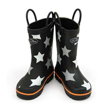 Outee Rubber Kids Rain Boots