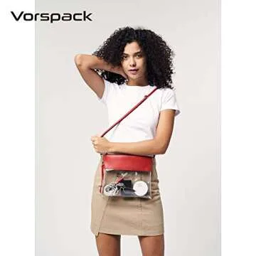 Vorspack Clear Crossbody Bag for Festivals and Sports
