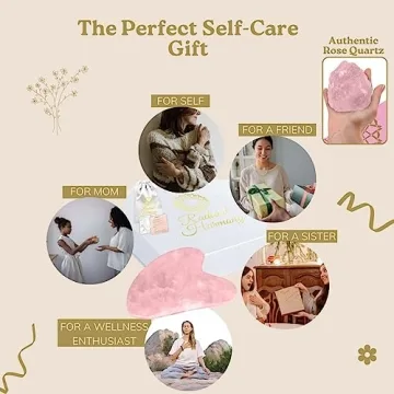 Radiant Harmony Gua Sha - Authentic Rose Quartz Facial Tool
