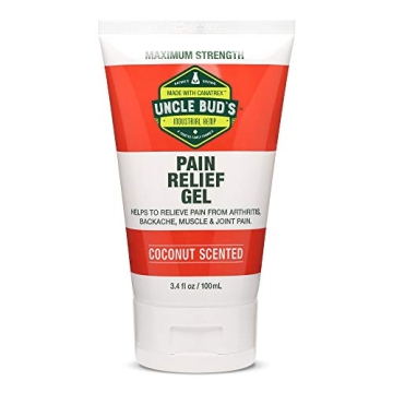 Uncle Bud’s Hemp Pain Relief Gel for Arthritis, Backache, Muscle & Joint Pain