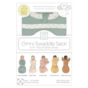 SwaddleDesigns Omni Swaddle Sack -Multi-Position Comfort for Infants
