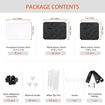 HOMIDEC 8 Tier Shoe Rack for 32 Pairs of Shoes