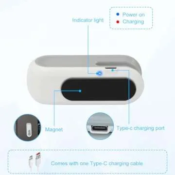 Mini Bag Sealer, Portable 2-in-1 Heat Sealer with USB-C Charging, Magnetic Design, Compact Snack Sealer and Cutter for Chips and Fresh Food