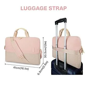 BAGSMART Women’s Laptop Bag - Durable & Stylish