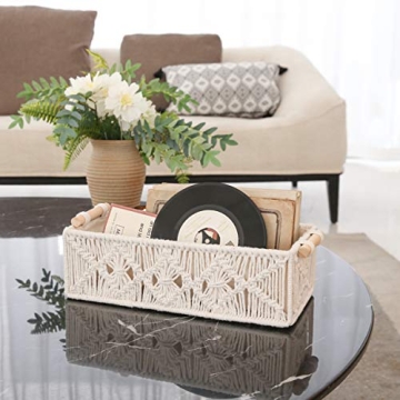 Mkono Macrame Storage Baskets for Stylish Organization