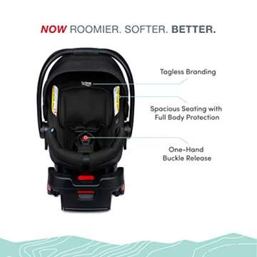 BOB Gear Revolution Flex 3.0 Travel System with B-Safe Gen2 Infant Car Seat Graphite Black