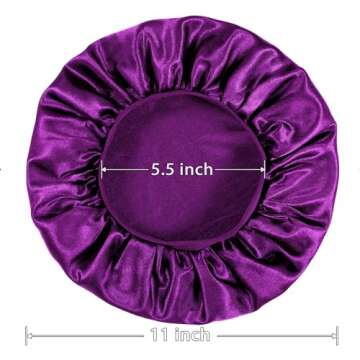 Cute Satin Bonnet Set for Kids - Frizz-Free Sleeping Caps