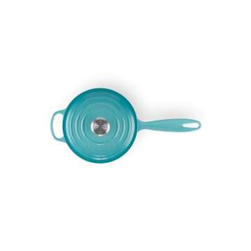 Le Creuset Enameled Cast Iron Signature Saucepan, 2.25 qt., Caribbean