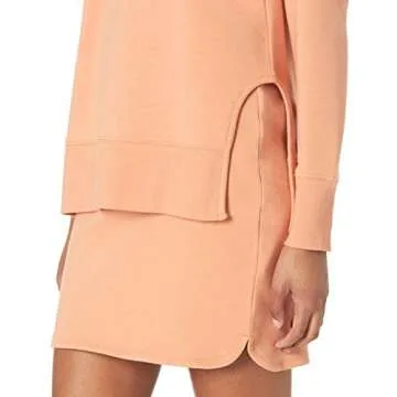 Daily Ritual Women's Long-Sleeve Crewneck Sweatshirt with Side Cutouts