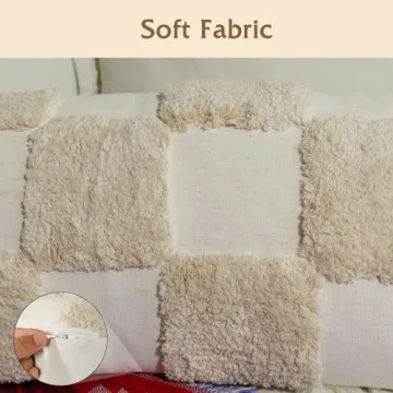 DoveeDosa Cream Lumbar Decorative Pillow Cover 14x36