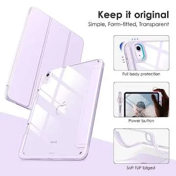 Stylish VIKESI Clear Case for iPad 11-inch 2025 & 10.9-inch 2022