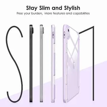 Stylish VIKESI Clear Case for iPad 11-inch 2025 & 10.9-inch 2022