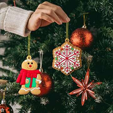 12pcs Cute Christmas Ornaments for Kids & Family