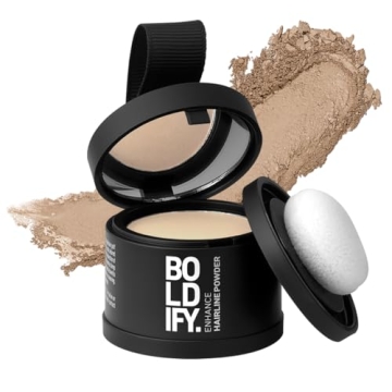 BOLDIFY Hairline Powder – Root Touch Up for Gray Coverage & Bald Spot Concealing