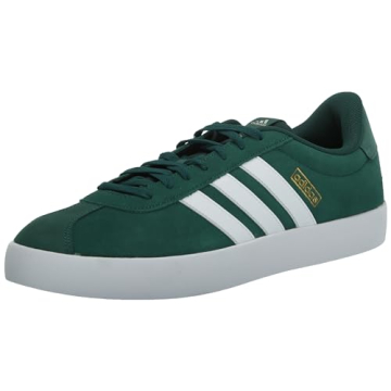 adidas Men's VL Court 3.0 Leather Sneakers - Retro Skate Style for All-Day Comfort