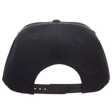 Bioworld Super Mario 8-Bit Black Snapback Hat for Men