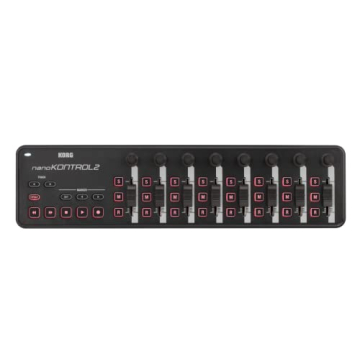 Korg nanoKONTROL2 Slim-Line USB Control Surface - Compact and Versatile in Black