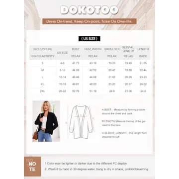 Dokotoo Womens Sweaters 2024 Fashion Oversized Loose Casual Fall Autumn Thick Long Sleeve Open Front Long Cable Knit Cardigans Sweater for Women Winter Popcorn Outerwear Coat Apricot Medium