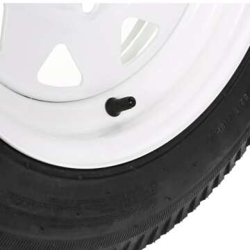 YUANXING 530-12 Trailer Tires with White Rims - Durable & Reliable