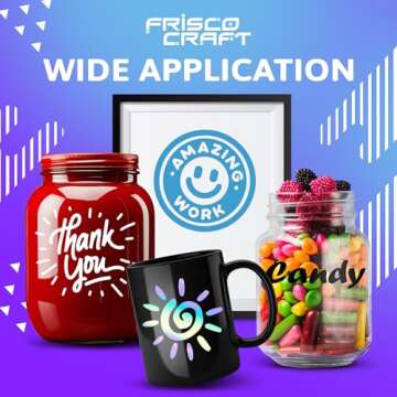 Frisco Craft Premium Tack Clear Transfer Tape for Vinyl with Paper Backing - Perfect for Self Adhesive Vinyl for Signs, Decals, Holographic Vinyl & More (Original Clear, 12" x 50 ft)