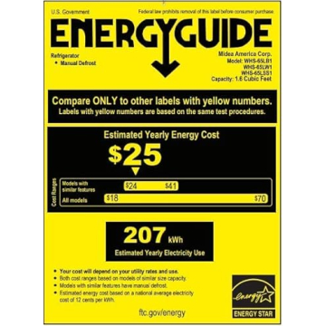 Compact 1.6 Cubic Feet Refrigerator with Reversible Door