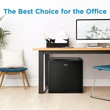 Compact 1.6 Cubic Feet Refrigerator with Reversible Door