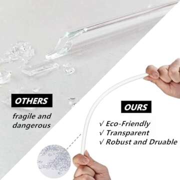 10 Pcs Replacement Straw for Stanley 40 oz 30 oz Cup Tumbler, Reusable Clear Straws with Cleaning Brush, Plastic Straws, Stanley Cup Accessories