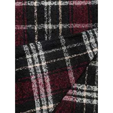 VIMPUNEC Buffalo Plaid Poncho for Women - Stylish & Warm