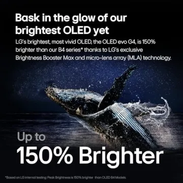 LG 65-Inch OLED evo G4 Smart TV - AI & 4K Features