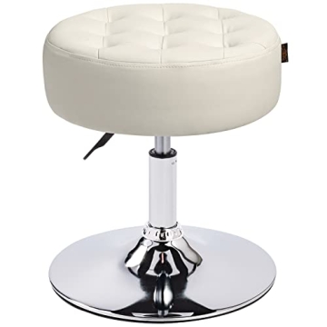 Furniliving Adjustable Swivel Makeup Stool - Stylish Comfort
