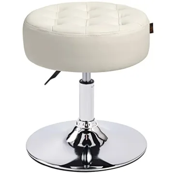 Furniliving Adjustable Swivel Makeup Stool - Stylish Comfort