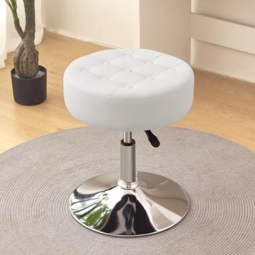 Furniliving Adjustable Swivel Makeup Stool - Stylish Comfort