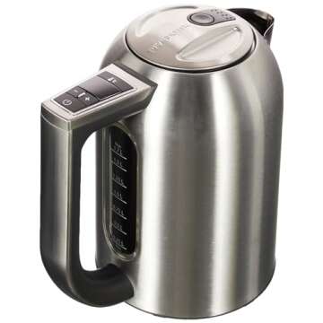 KitchenAid 1.7L Electric Kettle with Digital Display and 30 Minute Hold Temperature Feature