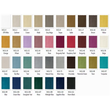 TWOPAGES Birkin Velvet Curtain Fabric Sample Book