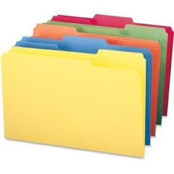 Smead Legal Size File Folders - Colorful and Durable 100 Pack
