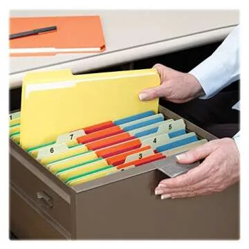 Smead Legal Size File Folders - Colorful and Durable 100 Pack