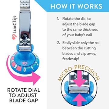 Safe Adjustable Baby Nail Clipper for Infants and Toddlers