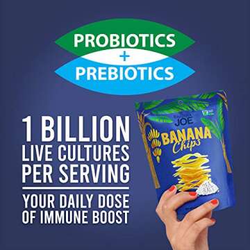 Banana Chips Mix - Dried Bananas Gluten Free Chips. Dehydrated Fruits Healthy Chips Vegan Gluten Free Snack, Probiotic, Mixed Flavor 6 Packs - 2x Sea Salt, 2x Thai Sweet Chili, 1x BBQ, 1x Sriracha