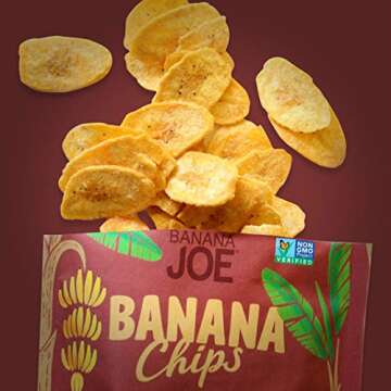 Banana Chips Mix - Dried Bananas Gluten Free Chips. Dehydrated Fruits Healthy Chips Vegan Gluten Free Snack, Probiotic, Mixed Flavor 6 Packs - 2x Sea Salt, 2x Thai Sweet Chili, 1x BBQ, 1x Sriracha