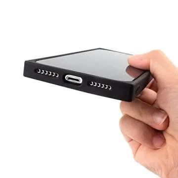 PERRKLD Compatible with iPhone 13 Pro Max Case Square Black Leopard Animal Print Design for Women Grils Men Soft TPU Edge Protection Shock Absorption Slim Hard PC Case for iPhone 13 Pro Max 6.7 Inch