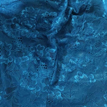 XAKALAKA Plus Size Lace Bodysuit Teddy Lingerie Peacock Blue