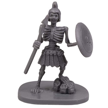 Monster Fantasy Creature Mini Action Figure Playset - 98pcs Toy Miniatures w 14 Unique Designs - Dragons, Wizards, Orcs, & More- XL 1/32 Scale Compatible with Dungeons and Dragons and Other RPG Games